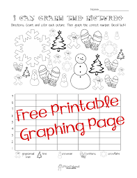 Let's decorate our christmas trees with ornaments. Free Christmas Winter Graphing Worksheet Kindergarten First Grade Squarehead Teachers