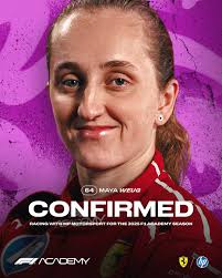 F1Academy is waiting ⏳ Maya will continue driving for Scuderia Ferrari HP  and MP Motorsport for her second season in the Championship 👏 #FDA