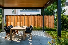 Sie möchten ihren garten mit fertigen sichtschutzwänden umzäunen? Garten Mit Klaren Linien Gartenmanufaktur Nussler