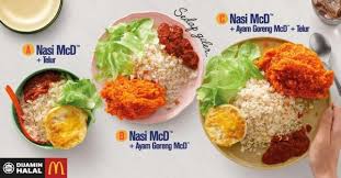 Sis nak makan nasi lemak mcd! Malaysian Mcdonald S Coleslaw Corn Pie And Dinosaur Mcflurry Miri City Sharing