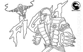 Sub zero mortal kombat coloring pages. Scorpion Mortal Kombat Coloring Pages Free Printable Coloring Pages For Kids