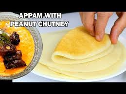 How To Make Rava Appam Dry Peanut Chutney Recipe In Hindi Cooking With Benazir Youtube In 2020 Peanut Chutney Chutney Cooking