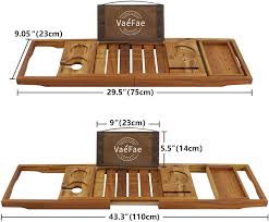 We did not find results for: Amazon Com Teak Bathtub Tray Expandable Wooden Bath Tray For Tub With Wine And Book Holder Solid Bathroom Caddy With Free Teak Body Brush Kitchen Dining