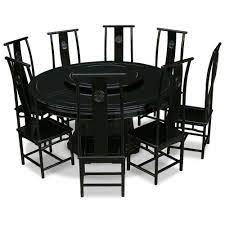Dining table set gray dining room sets Black Rosewood Longevity Dining Set