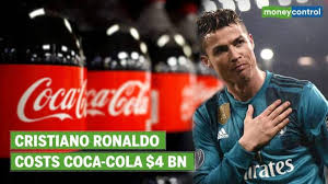 World edited by stela dey updated. Cristiano Ronaldo Moves Coke Bottles Endorses Water Coca Cola Loses 4 Bn