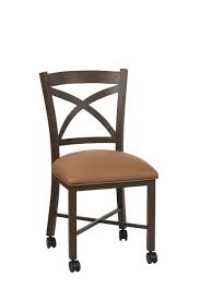 I personally found that the models located at the 1st row are suited to place in the living room to offer extra seats while adding a gorgeous sense. Buy Wesley Allen S Edmonton Dining Chair With Casters Free Shipping