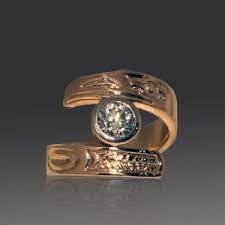 Love This Ring Wish That Were A Raven Instead Of An Eagle Diamond Bezel Set Diamond Jewelry