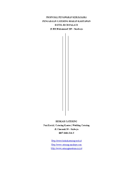 Tujuan dibuat surat penawaran ini, supaya bersama dengan proposal ini, kami bermaksud menawarkan kerjasama untuk service serta maintenance ac di. Proposal Penawaran Kerjasama Catering