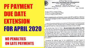Sla consultants india 4th july 2016. Pf Payment Due Date For April 2020 Youtube