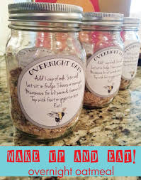Overnight Oatmeal In Mason Jars Recipe Mason Jar Oatmeal Overnight Oatmeal Mason Jar Meals