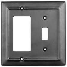 Sale bear paw single switch plate 5 stars (1) was: Monarch Abode Architectural Matte Black Single Switch Rocker Wall Pl
