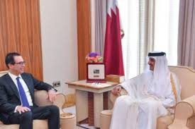 الأمير محمد بن سلمان، الشيخ تميم بن حمد. Ù‚Ø·Ø± Ø§Ù„Ø£Ù…ÙŠØ± ØªÙ…ÙŠÙ… Ø¨Ù† Ø­Ù…Ø¯ ÙŠØ³ØªÙ‚Ø¨Ù„ ÙˆØ²ÙŠØ± Ø§Ù„Ø®Ø²Ø§Ù†Ø© Ø§Ù„Ø£Ù…Ø±ÙŠÙƒÙŠ Ø§ÙŠÙ†Ø§Ù†Ø§ Ù†ÙŠÙˆØ²