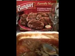 With just a few simple ingredients (that you probably already have sitting around in your kitchen and pantry), you can whip up a hearty meal that will impress even your pickiest of eaters. Salisbury Steak Dinner Taste Test By Banquet Youtube