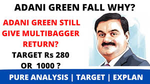 And over the last one year, adani green energy share price is up 402.5%. Adani Green Energy Share News Target With Logic Adani Green Still Future Multibagger Why Fall Youtube