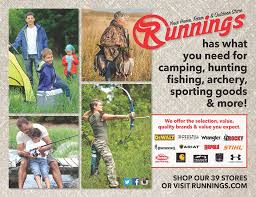 Cash for quality used sporting goods. Runnings Stores Today Is National Hunting Fishing Day A Day Created To Recognize And Enjoy The Sport Of Hunting And Fishing Runnings Doesn T Just Celebrate These Outdoor Activities One Day