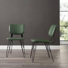 Chair arm covers with pockets. Manor Park Mid Century Modern Leather Dining Chair Set Of 2 Multiple Finishes Walmart Canada Leather Dining Chairs Modern Mid Century Leather Dining Chairs Mid Century Modern Leather Dining Chair