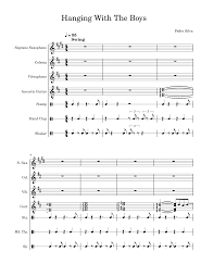 Pedro silva is a composer from los angeles california. Hanging With The Boys Pedro Silva Omori Ost Sheet Music For Drum Group Vibraphone Guitar Saxophone Soprano More Instruments Mixed Ensemble Musescore Com