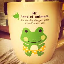 Free shipping for many products! Coffee Mug Of The Day From The Land Of Animals Purchased At Daiso Japan A 1 50 Store In Torrance Ca Daiso Japan Daiso Coffee Mugs