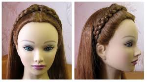 Voir plus d'idées sur le thème serre tête, bijoux petite fille, headband diy. Braided Headband Hairstyle Quick Easy Tresse Serre Tete Coiffure Rapide Et Facile A Faire Youtube