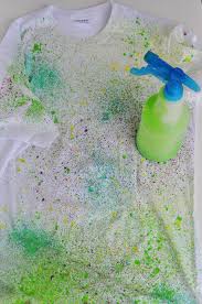 Fabric Spray Splattered T Shirt Project Sittercity Blog Paint Shirts Spray Paint Shirt Tshirt Crafts