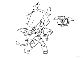 Dibujos De Brawl Stars Para Colorear Colette