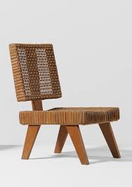 Pierre Jeanneret Beech And Cane For The Yves Korbendau Residence C1966 Furniture Interior Furniture Furniture Chair