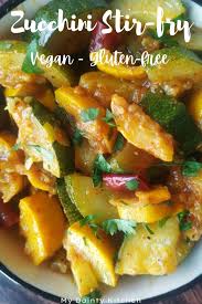 Low Carb Stir Fried Zucchini Vegan Zucchini Stir Fry My Dainty Kitchen Recipe In 2020 Curry Recipes Vegetarian Curry Recipes Indian Vegetarian Curry