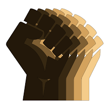 Blm Fist 5 Shades Glossy Sticker By Pureaesthetix In 2021 Black Lives Matter Art Black Lives Black Lives Matter