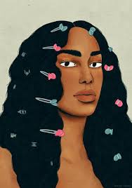 Manjitthapp Solange A Seat At The Table By Manjitthapp Fashion Art Prints Pop Culture Art Illustration Art