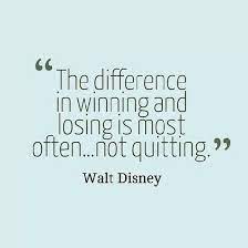The Difference Between Winning And Losing Quotes Igigi Igigiquotes More March Quotes Walt Disney Quotes Disney Quotes