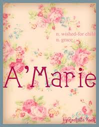 Baby Girl Name A Marie Ah Marie A Combination Of Anne Marie Meaning Grace Wished For Child Origin Fre Baby Girl Names Unusual Baby Names Pretty Names