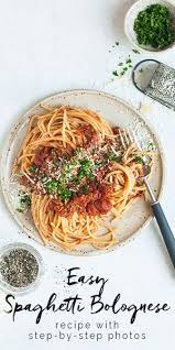 Traditional Spaghetti Bolognese With Step By Step Photos Eat Little Bird Recipe Bolognese Recipe Spaghetti Bolognese Recipe Spaghetti Bolognese