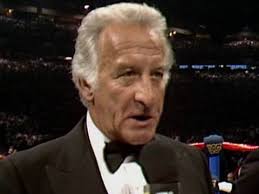 Andre the Giant and Bob Uecker at WrestleMania IV in 1988 in Atlantic City,  New Jersey. Uecker was there as a special guest interviewer. Backstage at  Trump Plaza, he interviewed several wrestlers,