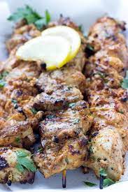 Juicy Yogurt Marinated Chicken Kebabs Little Broken Recipe Yogurt Marinated Chicken Grilled Chicken Recipes Marinated Chicken Kebabs
