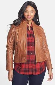 Bernardo Leather Front Zip Scuba Jacket Plus Size Nordstrom Scuba Jacket Jackets Plus Size