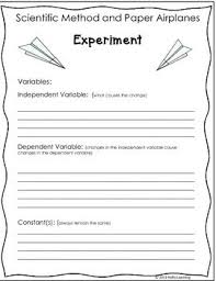 Scientific Method And Paper Airplanes An Investigation In Flight Scientific Method Paper Airplanes Scientific Method Experiments