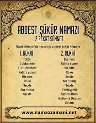 Şükür namazı hangi durumlarda kılınır? Abdest Sukur Namazi Nasil Kilinir Kilinisi Kac Rekattir Nasil Niyet Edilir