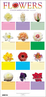 Contemporary Flower Chart