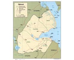 This map shows a combination of political and physical features. Maps Of Djibouti Collection Of Maps Of Djibouti Africa Mapsland Maps Of The World