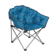 mac sports folding portable padded outdoor club camping chair with bag blue club chairs camping chairs folding chair