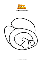 Among us dead body reported trainwreckstv. Ausmalbild Among Us Dead Body Supercolored Com
