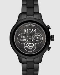 Michael Kors Black Runway Display Smartwatch By Michael Kors