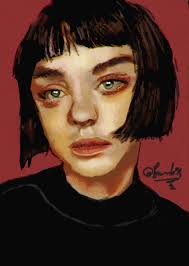 Frida Kahlo. My last illustration. I'm enjoying too much this new style.  Hope you like it. #fridakahlo #illustration #portrait #bigeyes #painter  #digitalartist