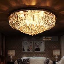 z modern led luxury k9 crystal large ceiling lamp e14 lighting minimalist circular living room hall chandeliers with led b ceiling lamp ceiling lights lighting