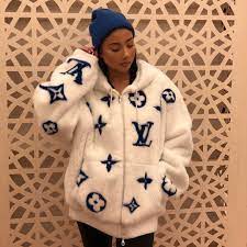 Velaire Luxury On Instagram Talisa Lv Mtl Lv Mink Fur Hoodie Fur Hoodie Fluffy Jacket Louis Vuitton Hoodie