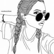 Coloriage ado dessin anime fille dessin gratuit a imprimer. Coloriage Fille Swag Resultats Yahoo France De La Recherche D Images Coloriage Fille Dessins Hipster Dessin Ado