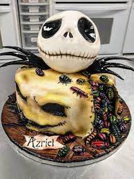 Creepy nightmare before christmas cakes cakecentral com. Nightmare Before Christmas Birthday Cake 9gag