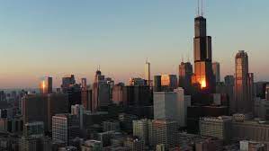 1757 n kimball ave, kimball arts center chicago, il 60647. Chicago Aerial Cityscape At Golden Hour By Gianlorenzo Photography