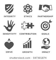 Social Responsibility Solid Icon Set With Impact Ethics Partnership Drive Etc Social Responsibility No Response Icon Set