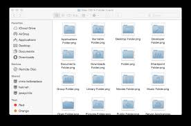 Mac Os X Folder Icons By Bananaeee On Deviantart